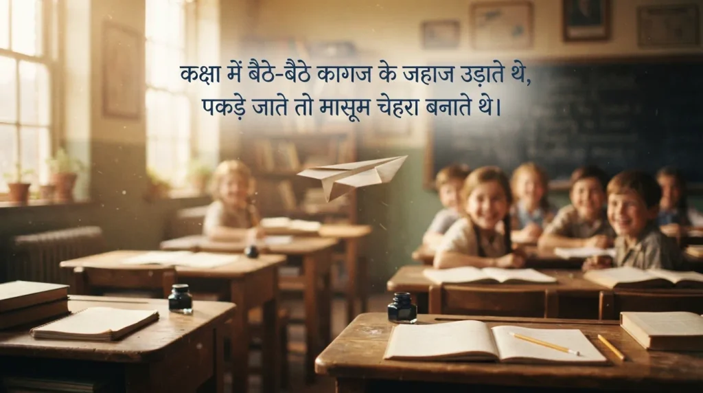 Masti School Shayari