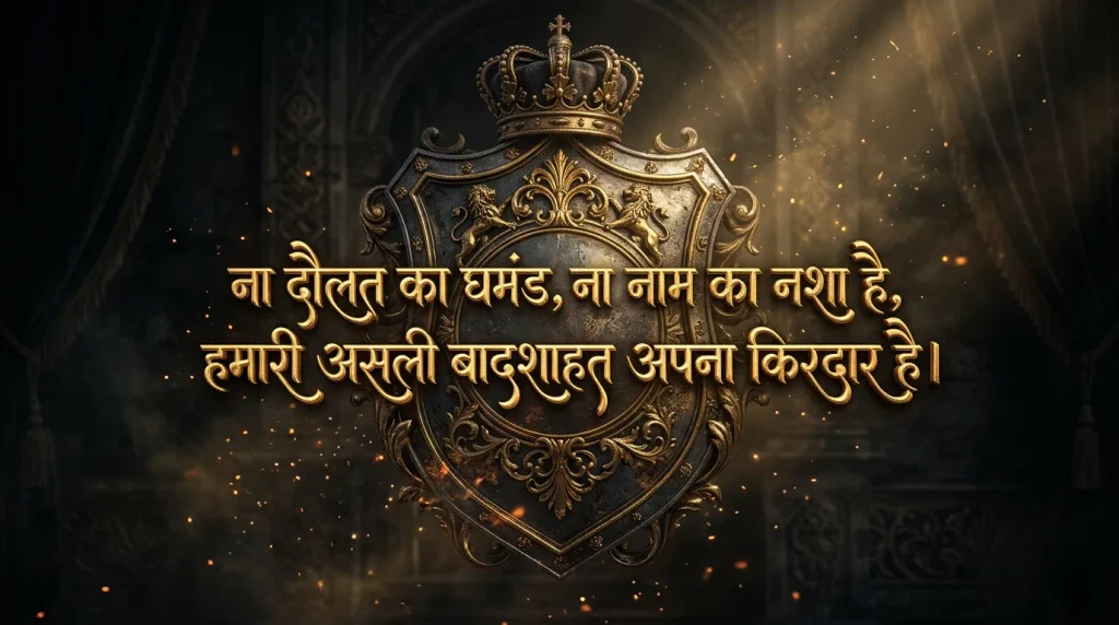 King Shayari in Hindi
